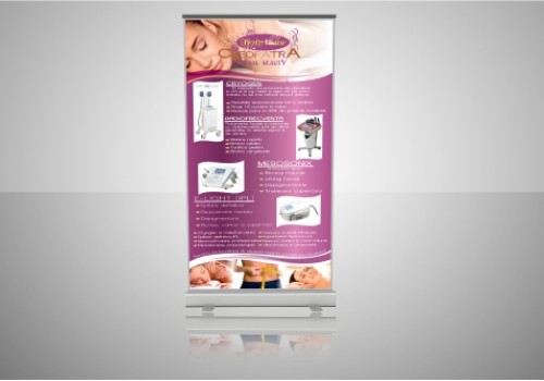 Roll-up – CLEOPATRA  print digital, o fata